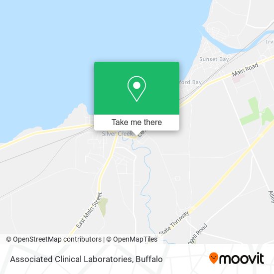 Associated Clinical Laboratories map