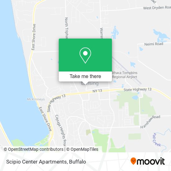Scipio Center Apartments map