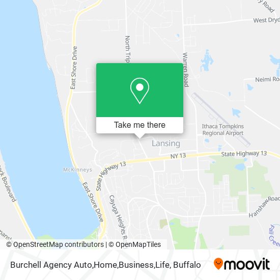 Burchell Agency Auto,Home,Business,Life map