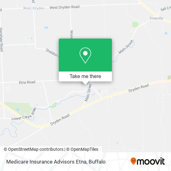 Mapa de Medicare Insurance Advisors Etna