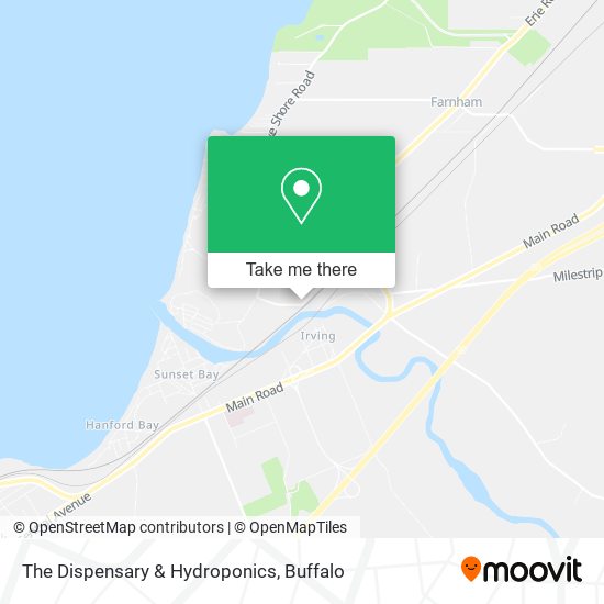 The Dispensary & Hydroponics map