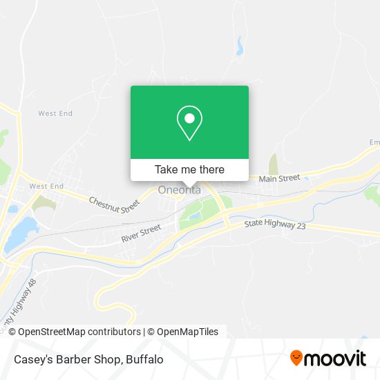 Casey's Barber Shop map