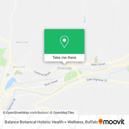 Balance Botanical Holistic Health + Wellness map