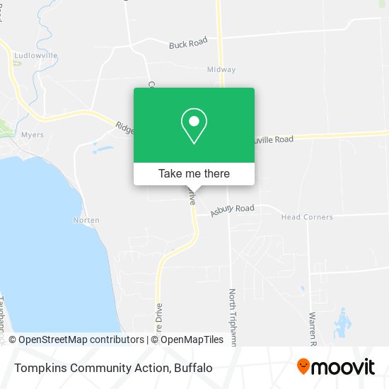 Mapa de Tompkins Community Action