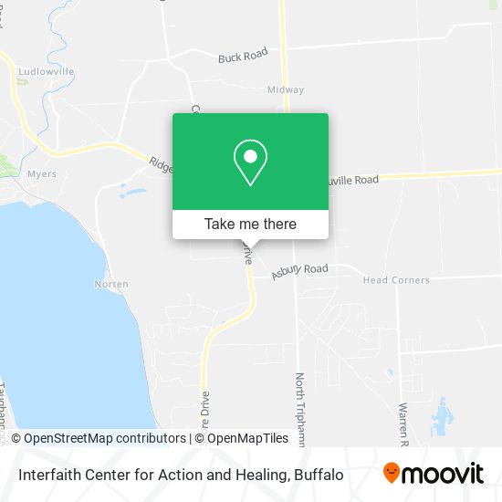 Mapa de Interfaith Center for Action and Healing