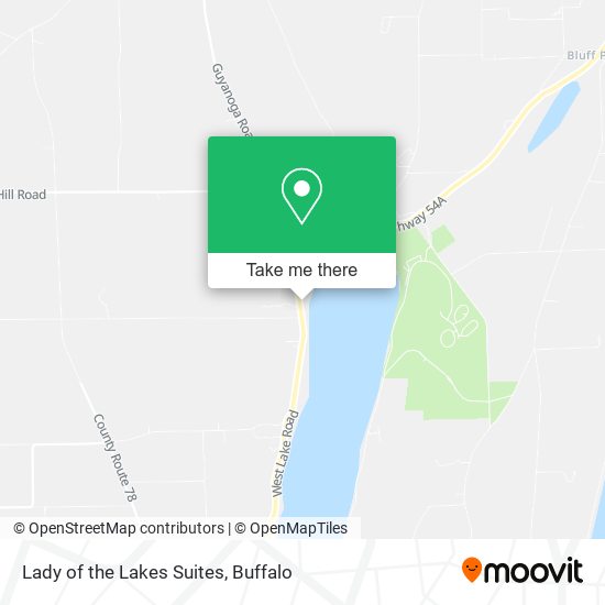 Lady of the Lakes Suites map