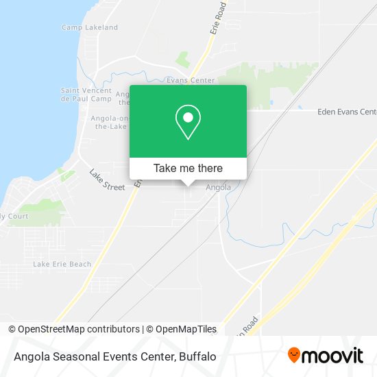 Angola Seasonal Events Center map