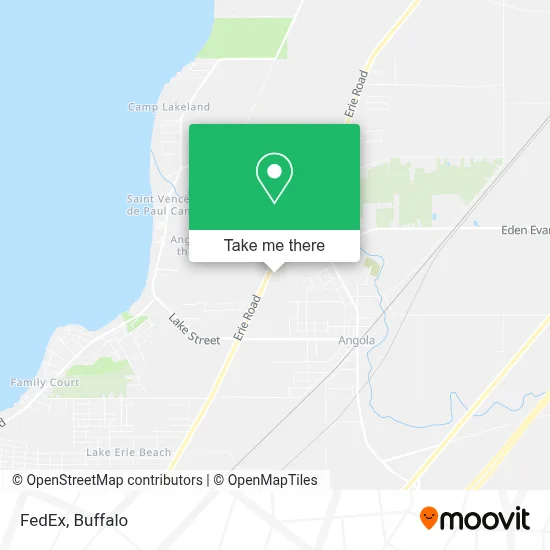 FedEx map