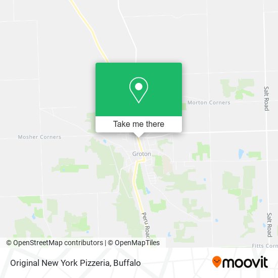 Original New York Pizzeria map