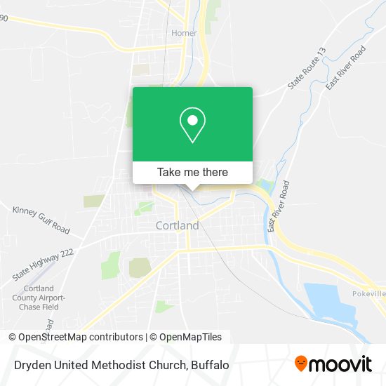 Dryden United Methodist Church map