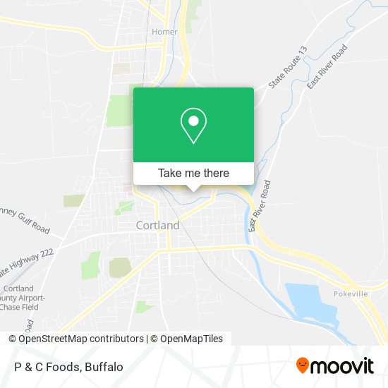 Mapa de P & C Foods