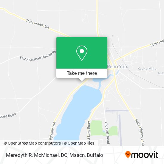 Meredyth R. McMichael, DC, Msacn map