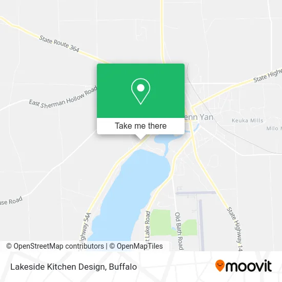 Lakeside Kitchen Design map