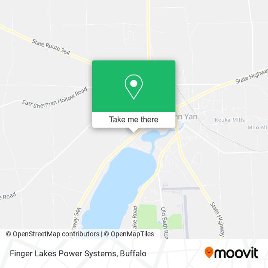 Mapa de Finger Lakes Power Systems