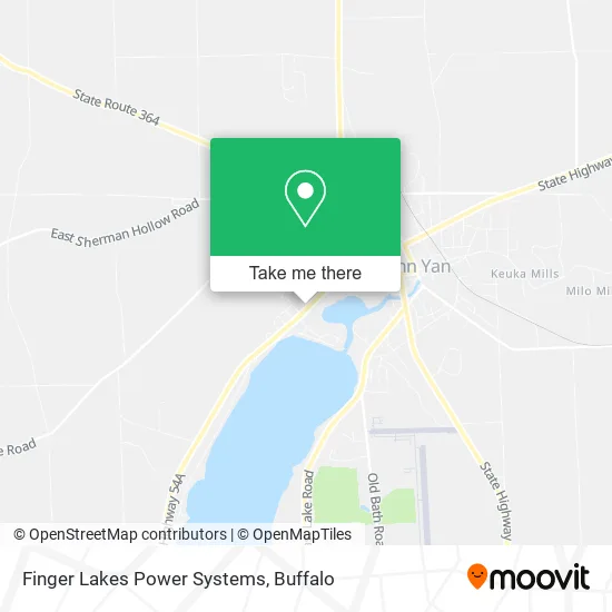 Finger Lakes Power Systems map