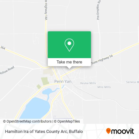 Hamilton Ira of Yates County Arc map