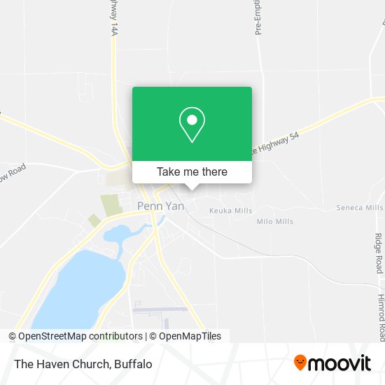Mapa de The Haven Church