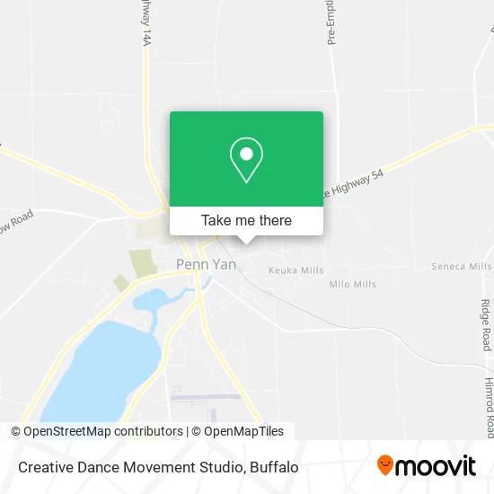 Creative Dance Movement Studio map
