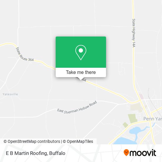 Mapa de E B Martin Roofing