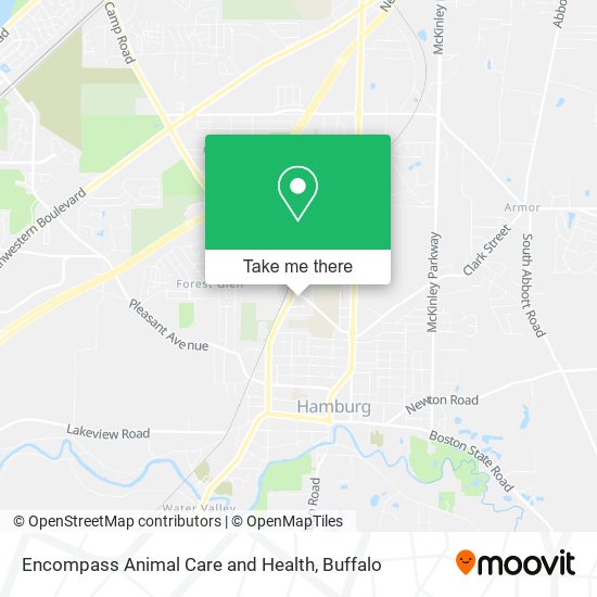 Mapa de Encompass Animal Care and Health