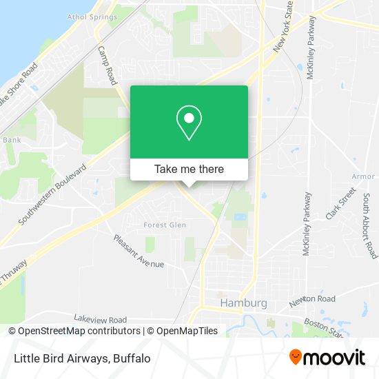 Little Bird Airways map