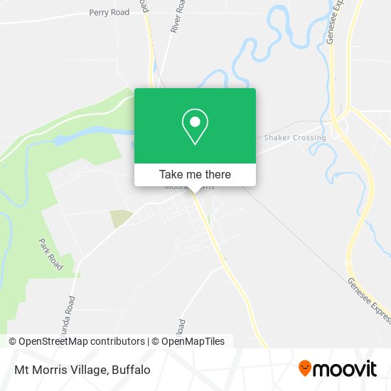 Mapa de Mt Morris Village