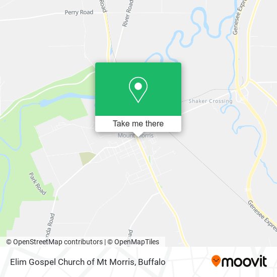 Elim Gospel Church of Mt Morris map
