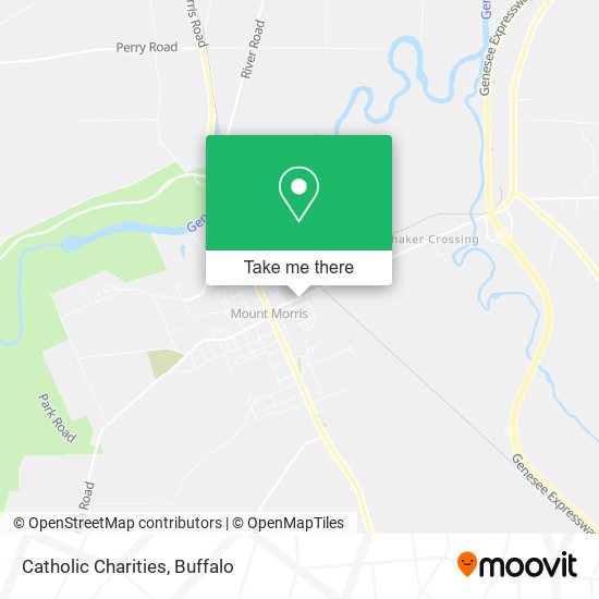 Catholic Charities map