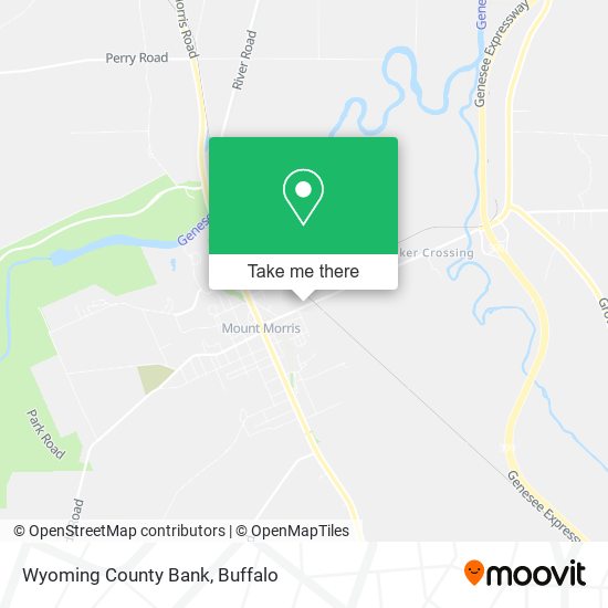 Mapa de Wyoming County Bank