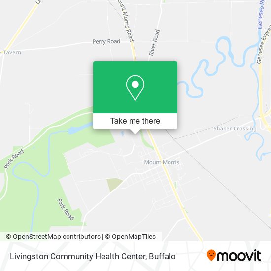 Livingston Community Health Center map
