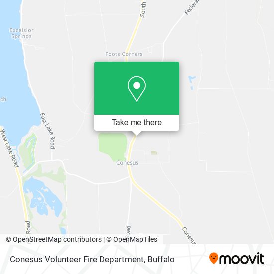 Conesus Volunteer Fire Department map