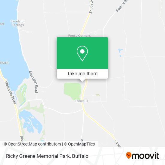 Ricky Greene Memorial Park map