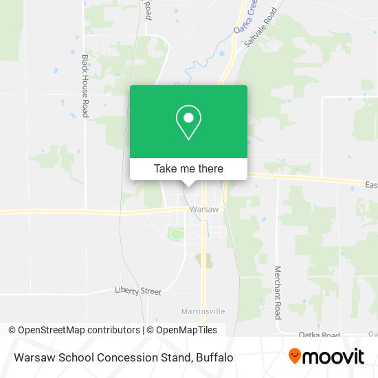 Warsaw School Concession Stand map
