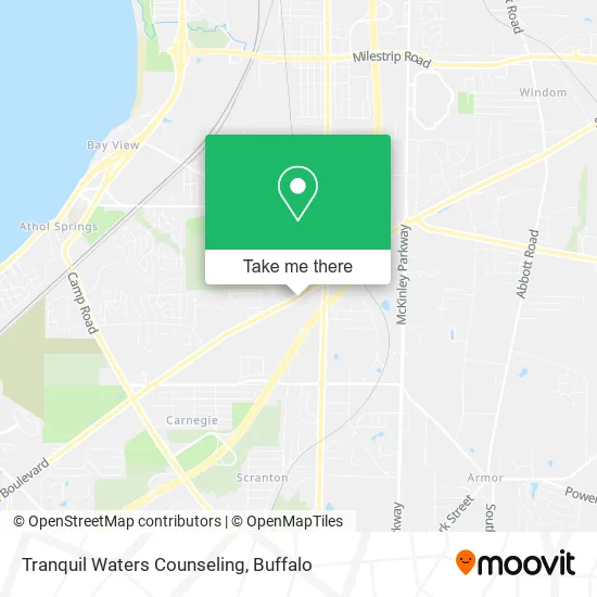 Tranquil Waters Counseling map