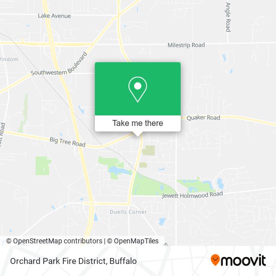 Mapa de Orchard Park Fire District