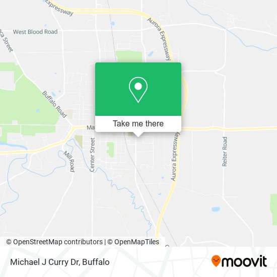 Michael J Curry Dr map