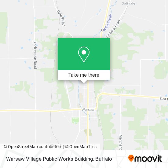 Mapa de Warsaw Village Public Works Building