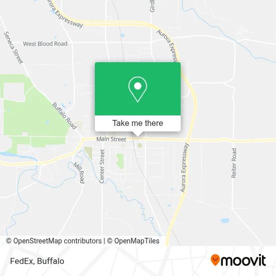 FedEx map