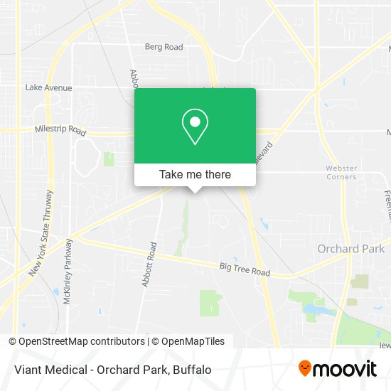 Mapa de Viant Medical - Orchard Park