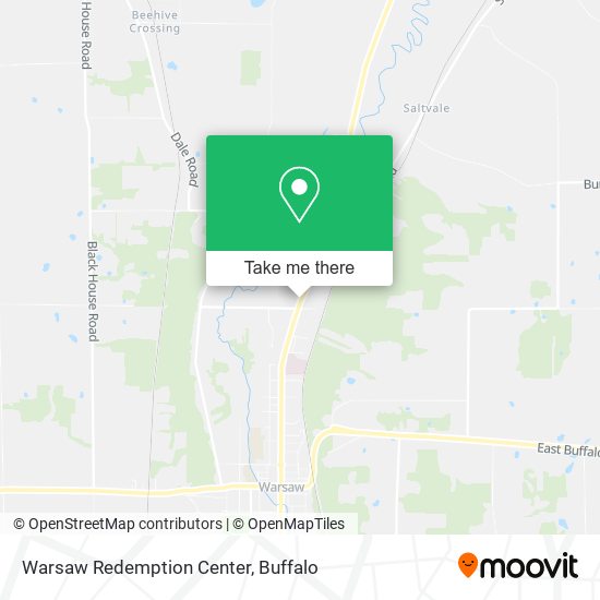 Warsaw Redemption Center map