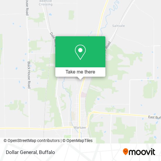 Mapa de Dollar General
