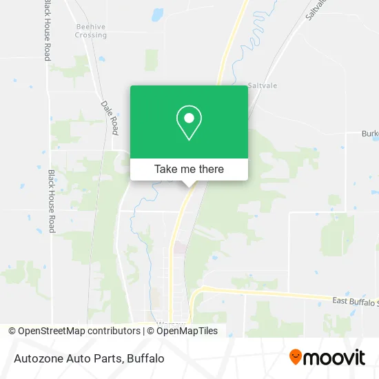 Autozone Auto Parts map