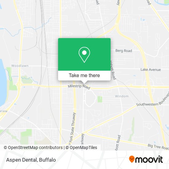 Mapa de Aspen Dental