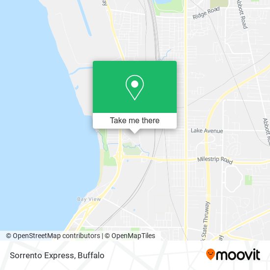 Mapa de Sorrento Express