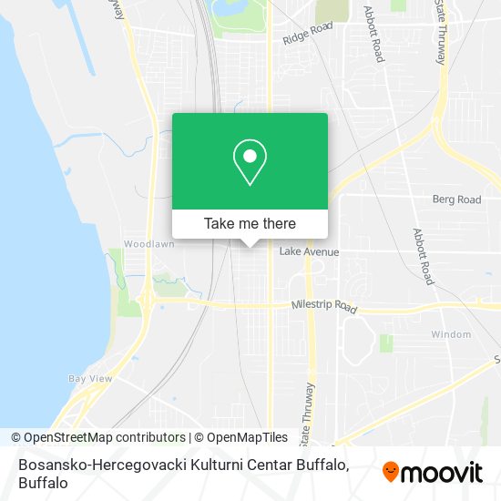 Bosansko-Hercegovacki Kulturni Centar Buffalo map