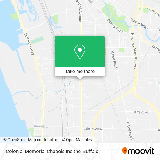 Colonial Memorial Chapels Inc the map