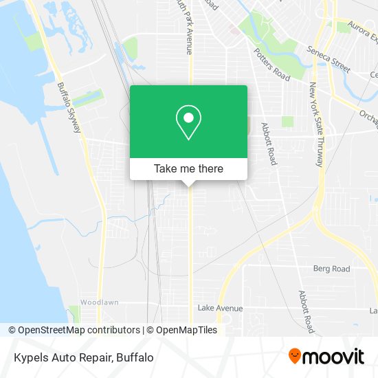 Mapa de Kypels Auto Repair