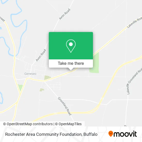 Rochester Area Community Foundation map