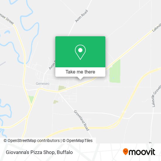 Giovanna's Pizza Shop map
