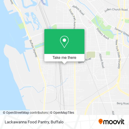 Mapa de Lackawanna Food Pantry